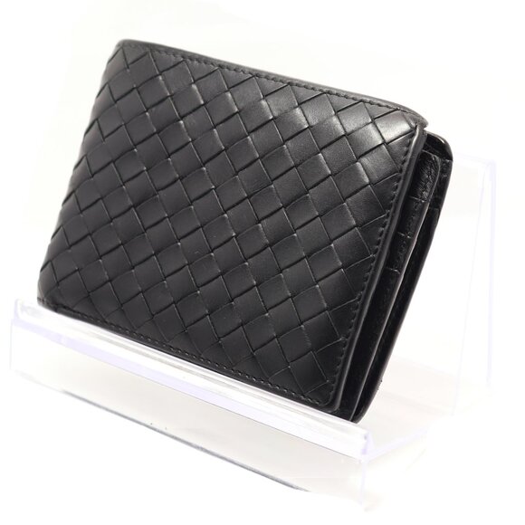 Bottega Veneta Intrecciato Leather Bifold Wallet | Saks  Bottega Veneta Intrecciato Black/Lambskin Leather Men’s Bifold Wallet Coin Pouch